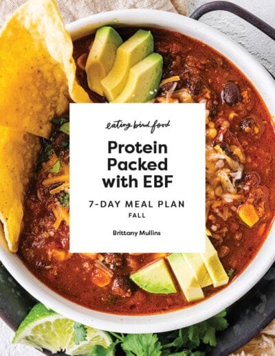 Cover of Protein Packed with EBF Winter High Protein Meal Plan