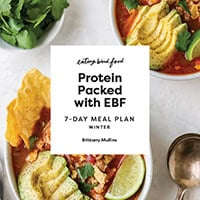 Cover of Protein Packed with EBF Winter High Protein Meal Plan